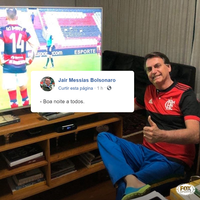 bolsonaro da camisa do flamengo