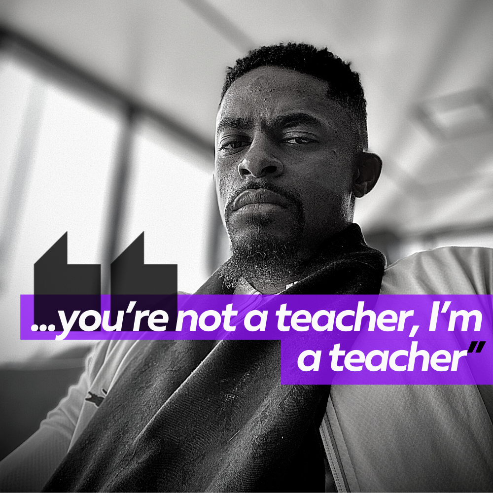 Microaggression # 8:
"...you're not a teacher, I'm a teacher."

Read the rest of <a href="/meester05/">LEFTY</a> 's story: buff.ly/2AWEU1R

#1000Cuts #blacklivesmatter #blackvoices