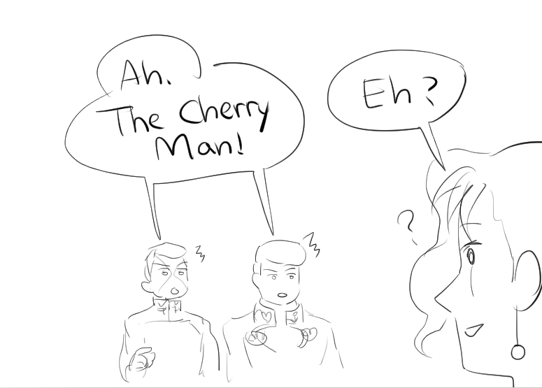 When Kakyoin met Josuke and Okuyasu...
I guess it's like this...
Cherry is on sale.
#kakyoinnoriaki #josuke #okuyasu #JJBA