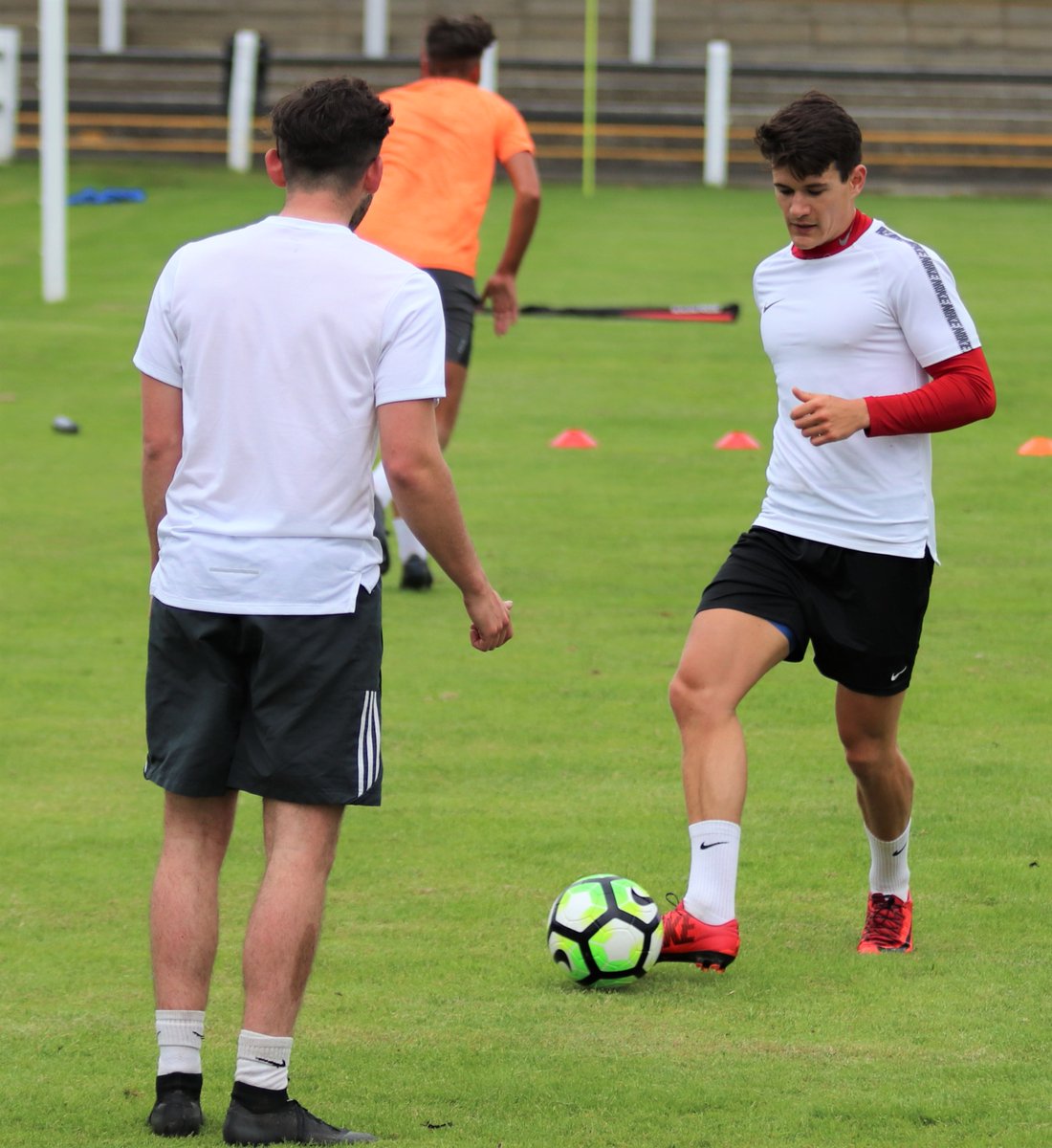 crooktown_afc's tweet photo. New signing @harrisonscott2 taking part in tonight's training session at the Millfield https://t.co/iTfPA9mF9G