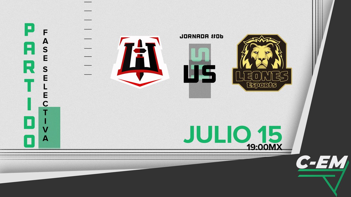 CEMovil_es's tweet photo. #CEM ⌠ Match day

Volvemos a la acción con estos interesantes partidos.

🏆 Jornada 06

⚔️ @Team_LatinBlood 🆚 @Shark_KFZ
⏰ 18:00🇲🇽▪️ 20:00🇦🇷

⚔️ @WendGG_ CA 🆚 @EsportsLeonesCR
⏰ 19:00🇲🇽▪️ 21:00🇦🇷 https://t.co/NtQP66AN8Z