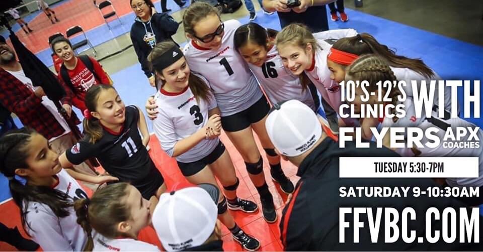 FFVBC's tweet photo. Praise effort and the results speak for themselves! 

Come out and join the defending National Champion Frisco Flyers in our age group clinics hosted by our APX coaches. #FriscoFlyers #usavolleyball #volleyball #frisco 🏐🏆🥇

Tuesdays - 5:30-7pm
Saturdays - 9-10:30am https://t.co/mw2rWD2OpI