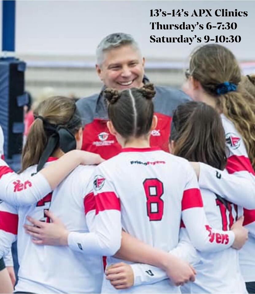 FFVBC's tweet photo. ♦️Flyers!♦️
Come check it out! Sign up today for our 13’s and 14’s APX coaches clinics! 
Thursday’s~6:00pm to 7:30pm Saturday’s~9:00am to 10:30am 
👇🏻
https://t.co/IUIO7LNeTY
#FriscoFlyers #NTRvball #checkitout
#safetyfirst #maskup 😷 #apxcoaches
#ffvbc #trainwithus #usavolleyball https://t.co/o3uZ1JXkHF
