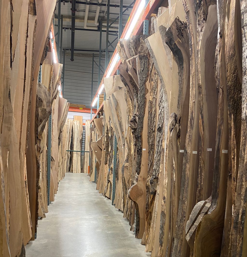 KeimLumber's tweet photo. Have you seen our slab inventory? We like to think it’s a little slice of heaven. (Get it?) 

#woodshedwednesday #slabheaven https://t.co/K7PcS1reNp
