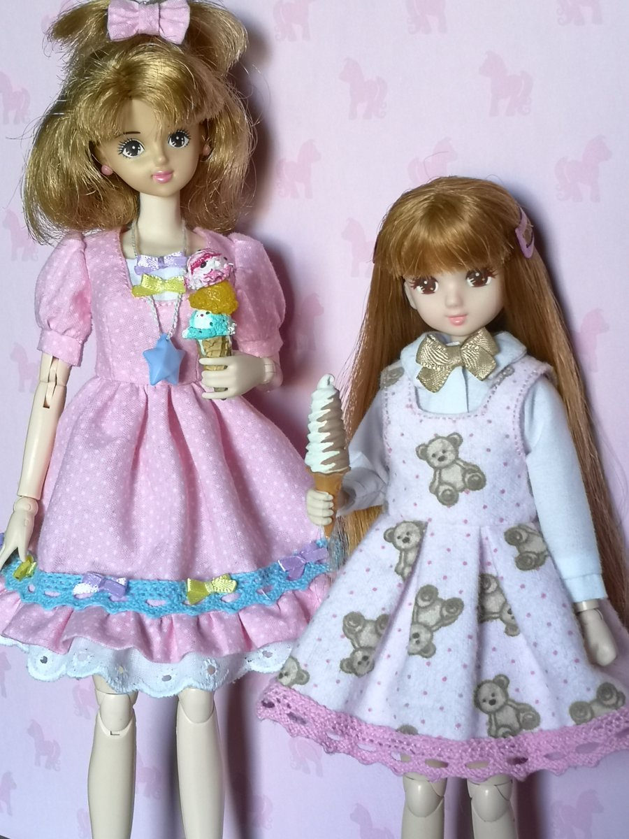 LadyLunaofLila1's tweet photo. #licca #liccafriend #himari #liccachan #liccadoll #obitsu #obitsubody #rement Sayaka and Himari enjoying ice cream 😋🍨🍦 https://t.co/xxBbJYCssi