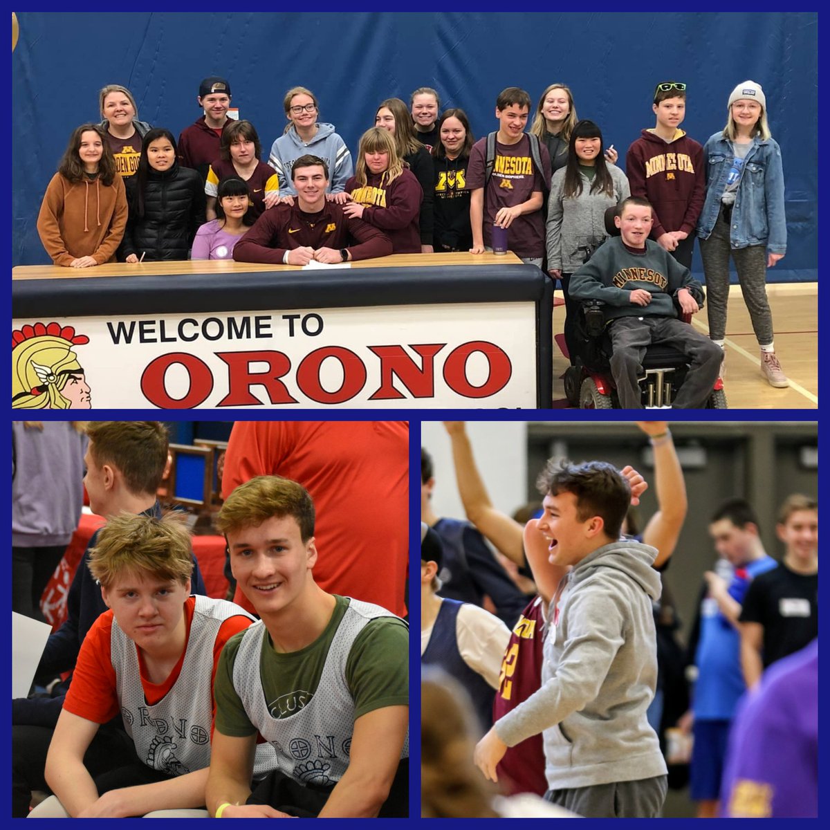 OronoUnified's tweet photo. Thank you to our Senior members of our Exec Board who planned, organized, played, coached, and mentored with enthusiasm. They constantly spoke to others regarding  the importance of inclusion. And, THANK YOU to all our 2020 seniors for being champions of the unified movement 💙❤ https://t.co/g6jb9opYkf