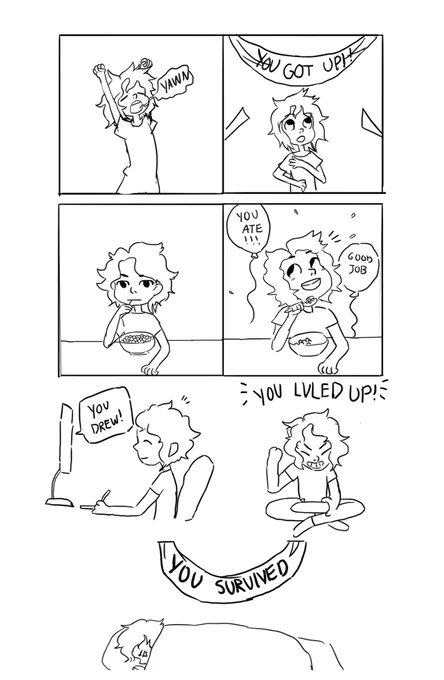 reposting this comic I drew 4 years ago because it's highly relatable atm 