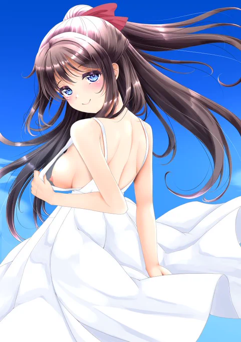 「やっぱりしずくちゃんには清楚可憐な感じの白ワンピースが似合うn……………!?!?!?!?」 