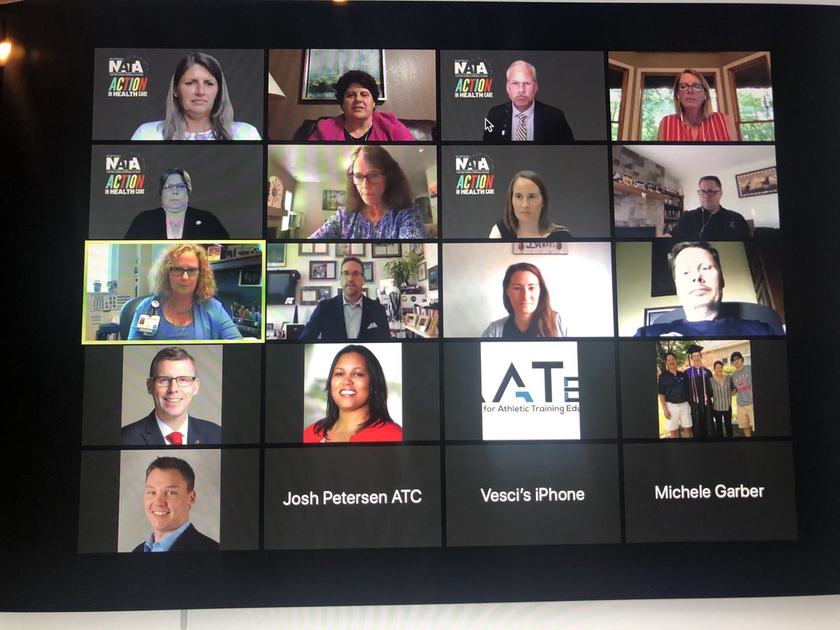 marisabhrt's tweet image. GreAT turnout at the @NATA1950 @AT_EduCommunity Town Hall. Are ya with us? If not click on the link and join in the conversation! #VNATA2020