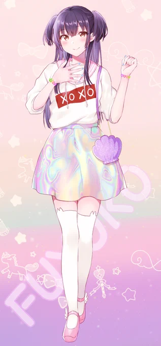 ゆめかわふゆ??♥️
#シャニマス
#黛冬優子 
