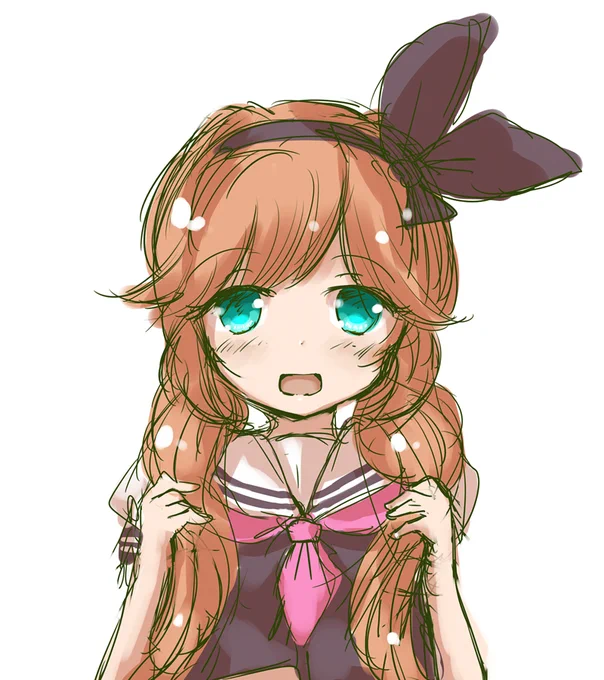 制服クラリスちゃんおさげバージョン。
#グラブル 