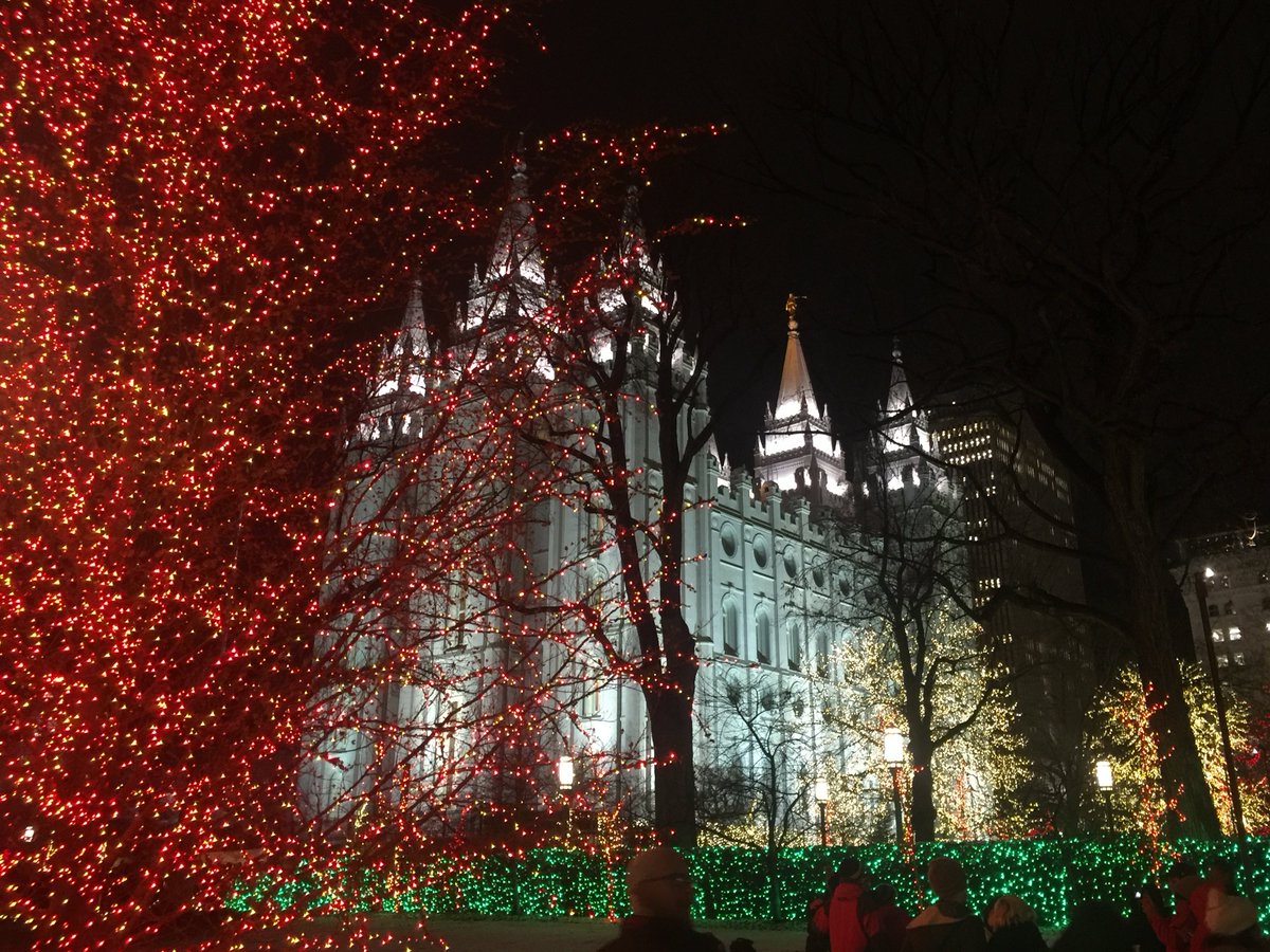 Temple Square at Christmastime