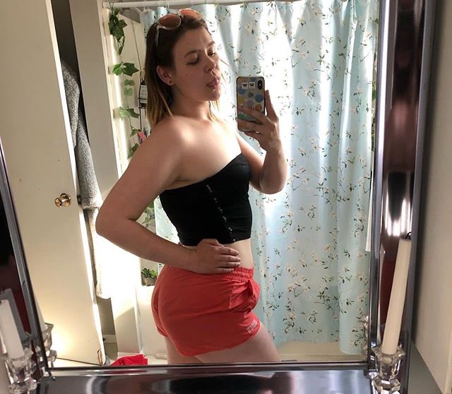 amoerike's tweet photo. Both of these bodies r beautiful &amp; I’m working hard on loving myself again 💘. Thank u for reading 🤙🏼 https://t.co/7D62UTbycV