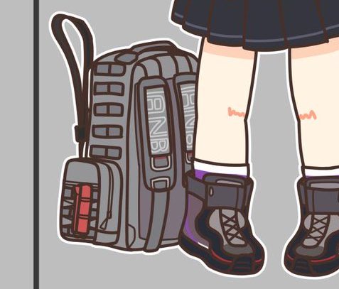M200ちゃんバックパック 描こうよみんなたち(型があってるかは知らない 