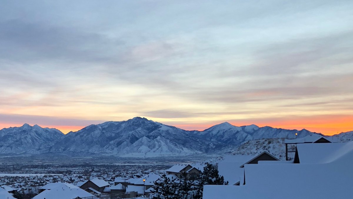 View from my old backyard in Herriman