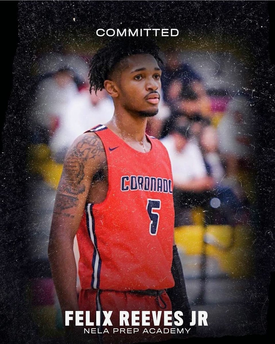 Keyz05's tweet photo. Felix Reeves Jr. (@fmreeves2001) has decided to play a post grad year at NELA Prep Academy! Felix played and graduated from Coronado High School in Las Vegas. @PrepHoops @VegasEliteHoops @RonMFlores @BeachCityHoops @Hsquad99 @BBallTribune @Tarek_Fattal @trigonis30 @DV3__ https://t.co/1DvqxpY5VV