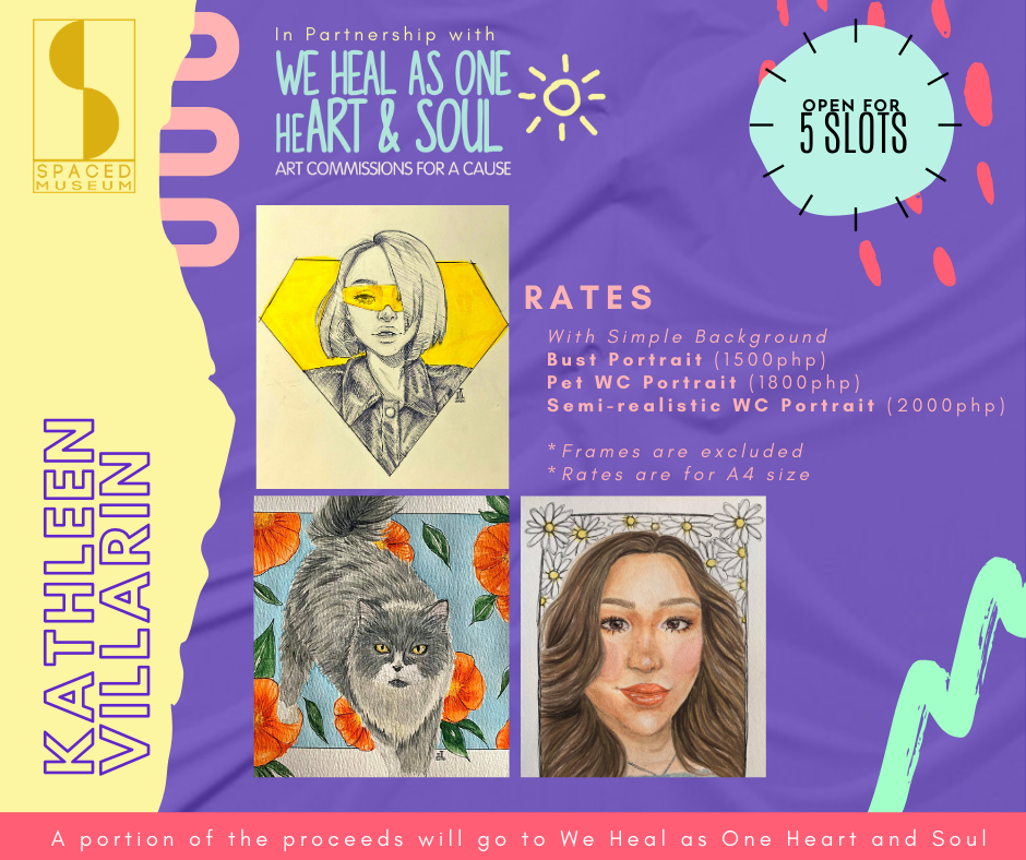 spacedmuseum's tweet photo. Hello Twitter! We are conducting an Art Aid Fundraiser for Mrs. Marilyn Lubrin, a teacher from HFSQC, who is currently admitted in St. Luke’s. Any amount donated for  the portrait commission will be translated into a special portrait for your generosity. Thank you! #foracause https://t.co/EYtXBxehET