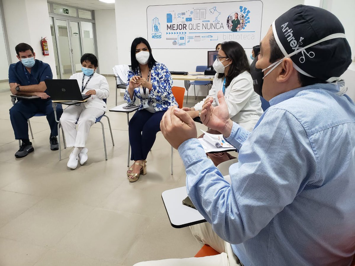 DraMajoAgusto's tweet photo. HOY | Me reuní con los jefes y/o responsables de servicios para estructurar el Plan de Reapertura de la Consulta Externa del Hospital 🏥 @ceibos_iess.

@ActivadosPorLaSalud https://t.co/8oDkw9FFvw