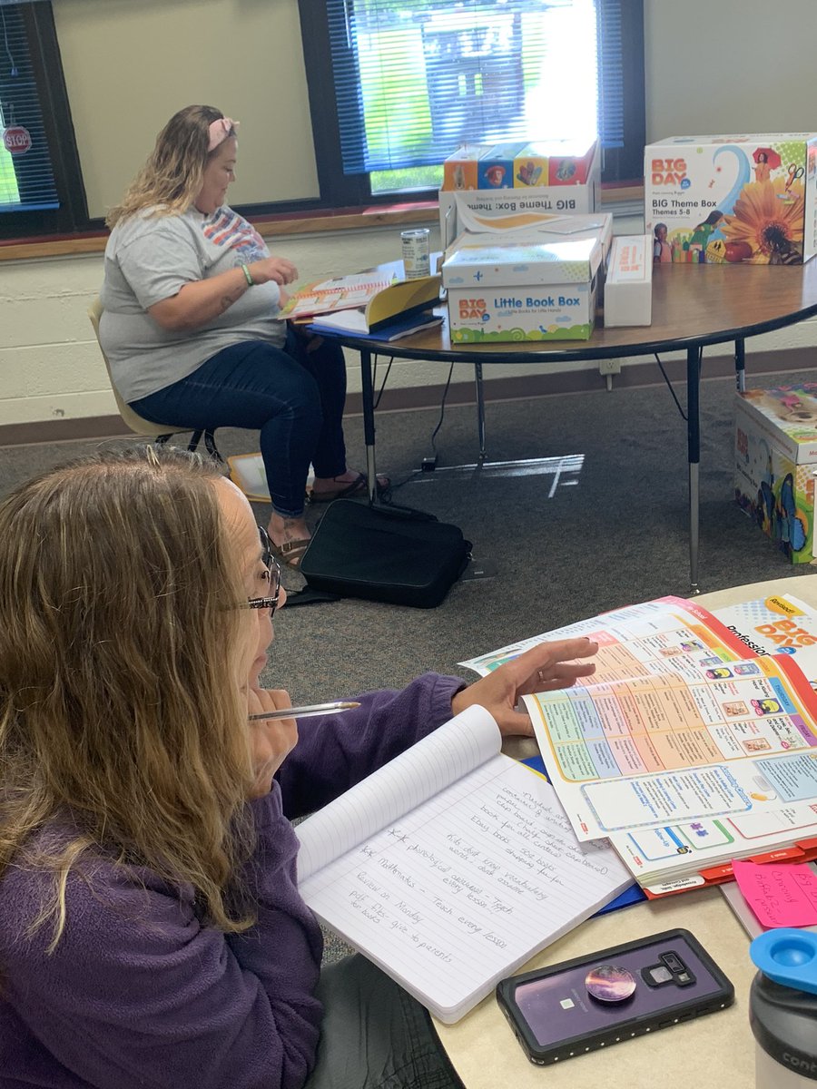 rompeg's tweet photo. NPPSD preschool teachers are busy learning!  Today they are attending a training on Big Day for the Pre-K the new preschool curriculum the district adopted. https://t.co/32LGouBIRL