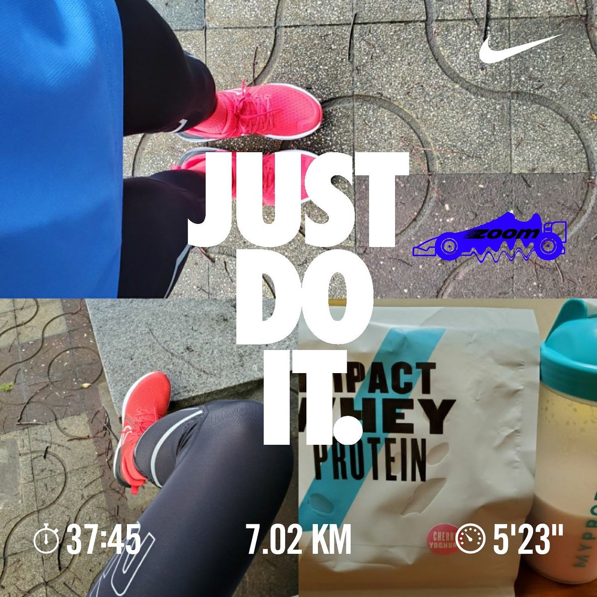 neoxyz24's tweet image. いつものコースを走ってきた‼️😺
マイプロテインのチェリーヨーグルト味、う～ん今まで飲んでたナチュラルストロベリー味と変わらない⁉️次は違うのを試そう‼️☺️
#niki #2xucompression #2xu #nikeリアクト #nrc #ナイキランクラブ #マイプロテイン