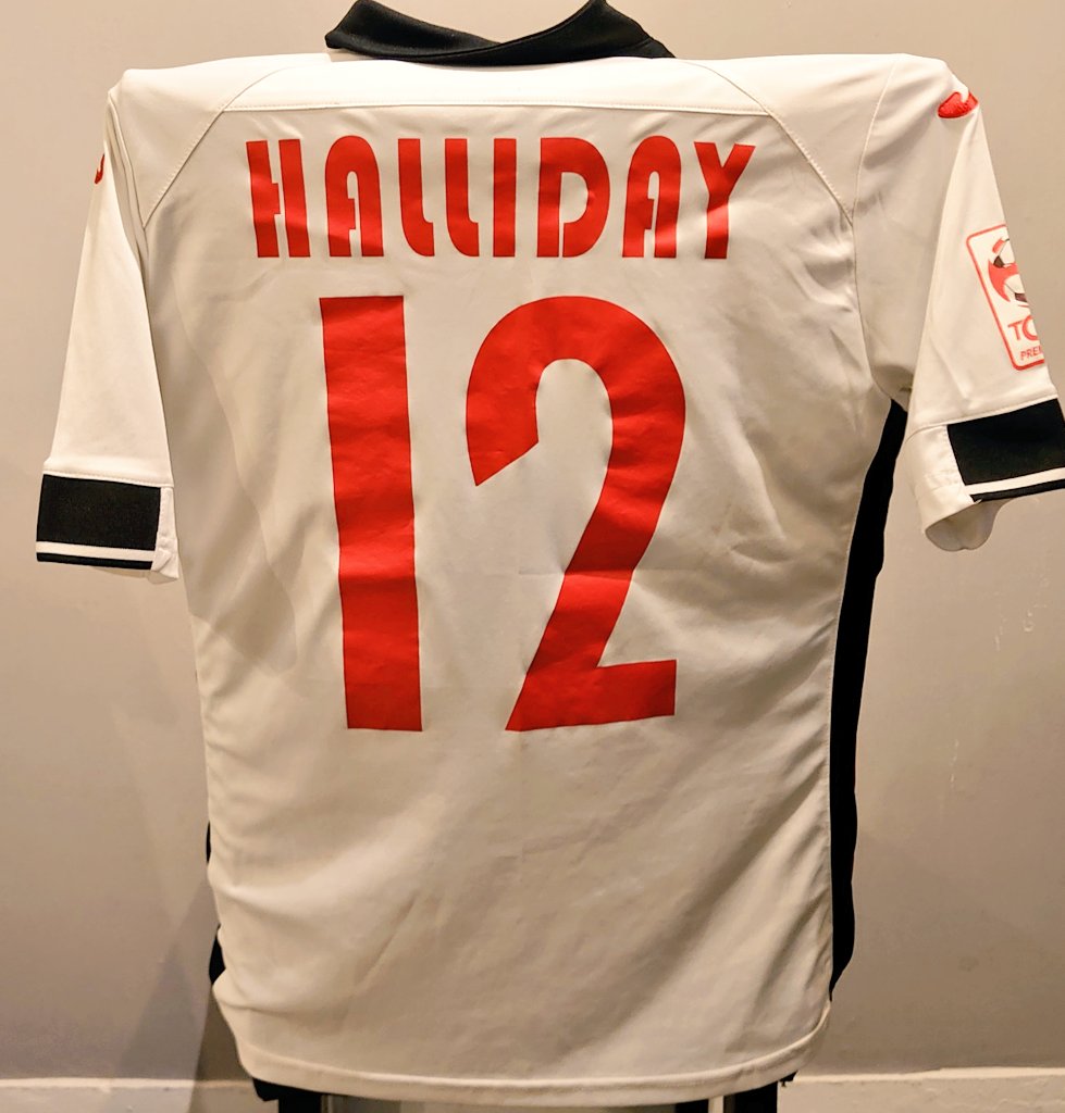 jamie5815's tweet photo. Andy Hallidays match shirt from his time at #gabala #Azerbaijan #watp #andyhalliday #happychild #matchshirt  #random https://t.co/6JrYUmVlUD
