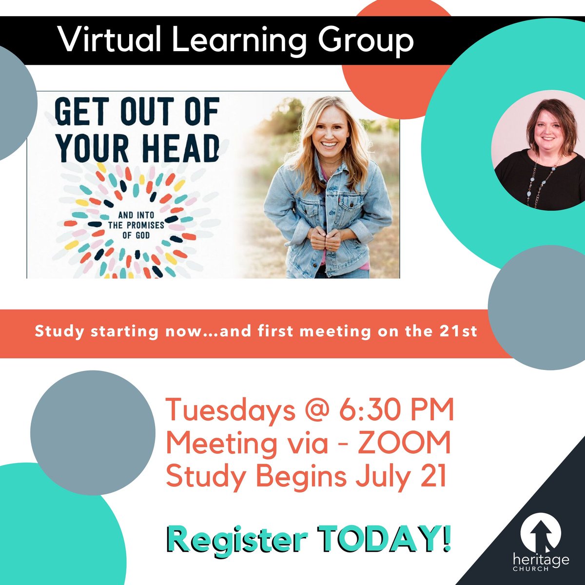 Discover what it means to take every thought captive and get out of your head in a crazy season! Join with Pastor Stephanie Ward and others in this great circle of relationship and study through the book of Philippians.