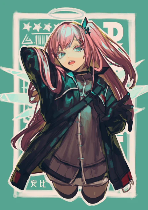 秘密裏に描いてたアンブリエル
#明日方舟 #アークナイツ #ArknightsFanArt 
