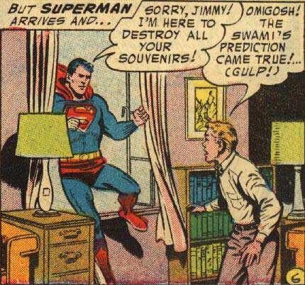 the Silver age out of context. I both love and hate this because it made me actually track down and read things but I also hate how everyone acts Superman was like this all the time in the Silver age.