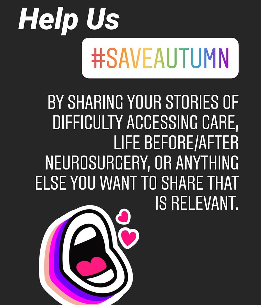 TheriaultSheena's tweet photo. Share your stories with our hashtag to help #saveautumn
Let's bring our community together to show solidarity with Autumn. And show the rest of the world what it's really like to live with EDS/rare diseases. Share far and wide. Big Love, Zebras β€οΈπ¦ https://t.co/NYDtJR2zPC