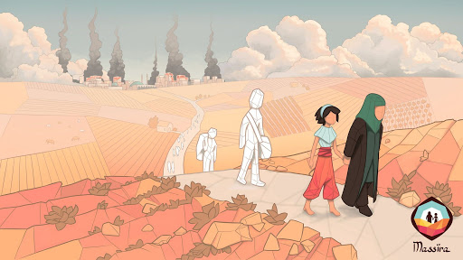 PSTalents's tweet photo. Mientras dormimos el mundo sigue girando y otras personas siguen andando su camino, viviendo su aventura, intentando seguir adelante como nuestras protagonistas de #Massïra, de @FrostMonkeyGame que tienen un largo y duro viaje por delante. ¿les acompañarías?
#BuenasNoches. https://t.co/ouwgjBa81s