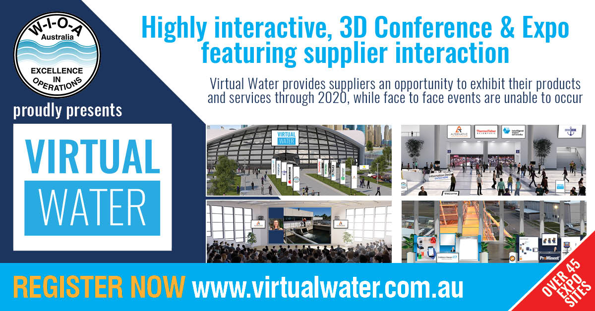 ViridisCon's tweet photo. Viridis is proud to exhibit at the upcoming @WIOAAustralia Virtual Water Expo starting July 22. 

With FREE access to the first 2 live days and 24/7 access to the expo, its a great opportunity to visit our virtual booth at https://t.co/4T4KC7QQeQ

#VirtualWater  #WIOAAustralia  # https://t.co/sDVCEFIPly