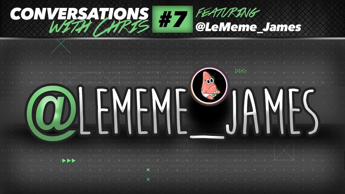SportsHobbyCult's tweet photo. 🎧🎤Conversations with Chris #7 with special guest @lememe_james (IG) - premieres tonight at 9 EST / 6 PST on #HouseOfJordans YouTube! @HouseOfJordans #convoswithchris #cwc #conversationswithchris #houseofjordans #thehobby #cardladder https://t.co/ig5PJ8JATl