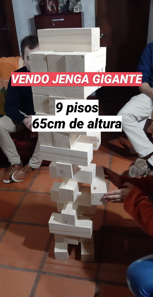 ReniiMarquez's tweet photo. VENDO JENGA GIGANTE
Consulte https://t.co/CIW4eb8Btz