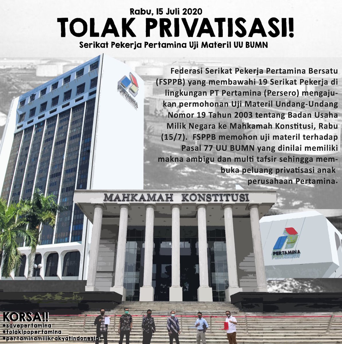 sppupms1's tweet photo. Ketika ada langkah inskonstitusional yang kami amati telah diambil oleh para pihak, maka kami bergerak untuk menghentikannya secara Konstitusional sesuai amanah Konstitusi.

https://t.co/sGl1CjSa3W https://t.co/tgoBddRfMX