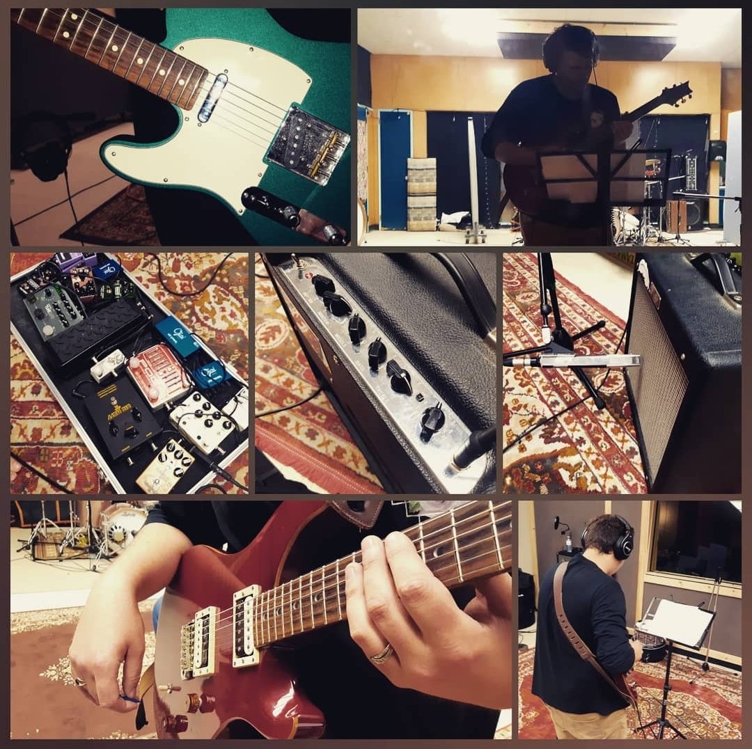 Josh hits the studio with Electric Guitar tonight. He brings the golden vibes and friendly tides... and we're blessed to have him.  #WorshipUnitedMusic