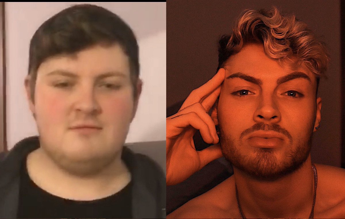 me last year and me now, bye