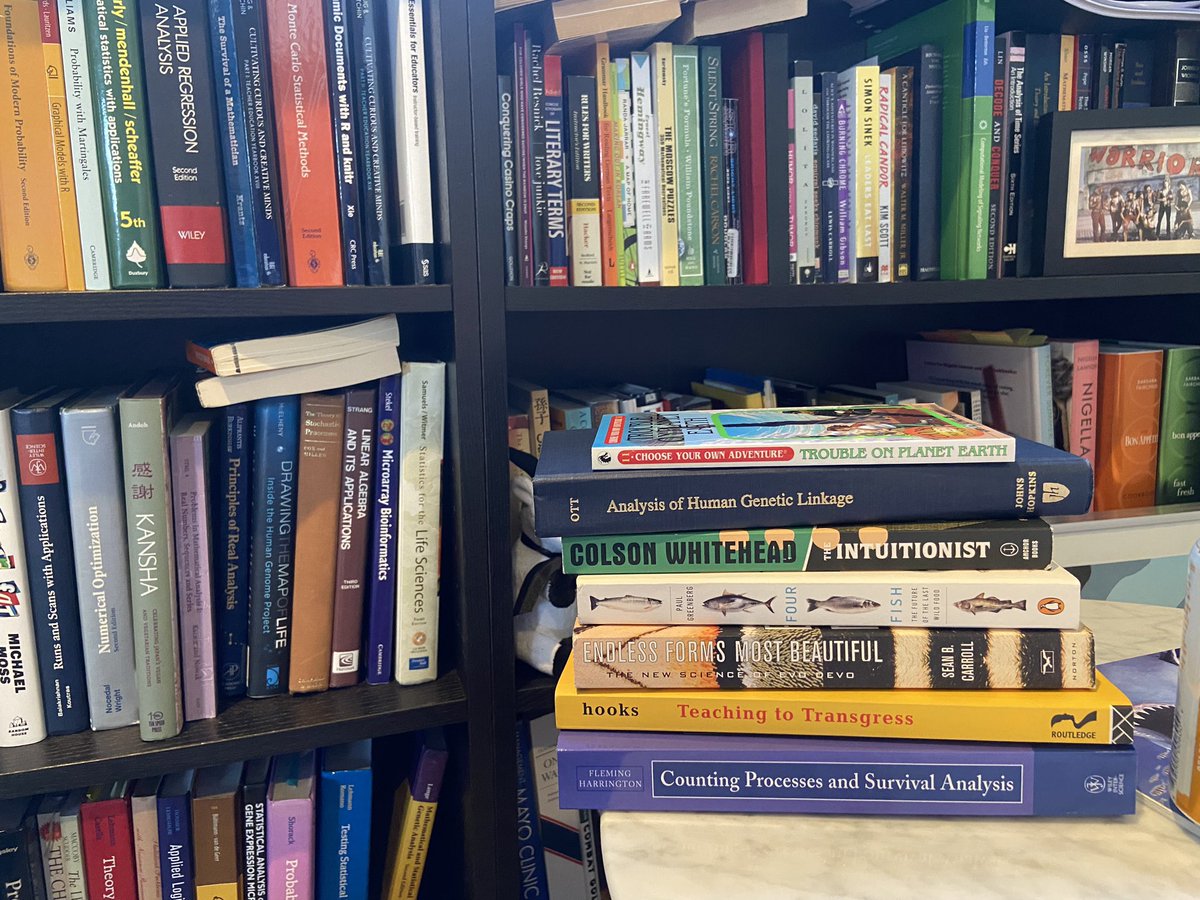 professoreng's tweet photo. Reshelving last month’s reading. Still figuring out Twitter vs Instagram. #books https://t.co/wRZNSF92Zc