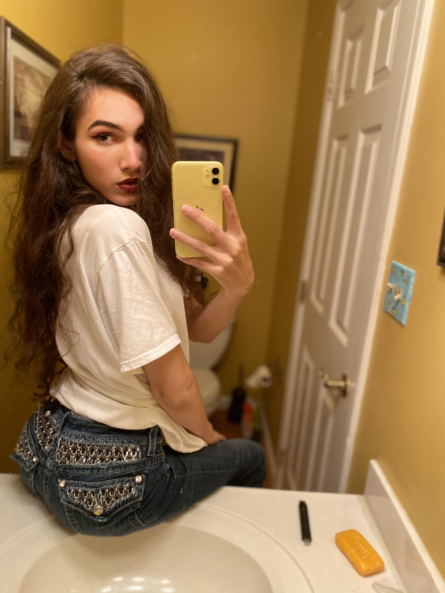 Tslaurenlove on X: First post on twitter 😇 feel like i should've posted  something safe for my first post 🤐 #trans #TransPeopleAreRealPeople  #TransIsBeautiful #transmtf #mtf #maletofemale #tranny #tgirl #transgirl  t.cozHstKO5vzW  X