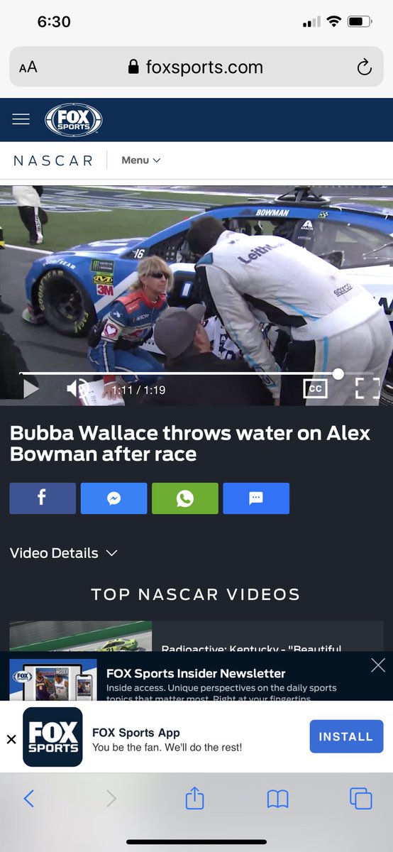 derekmasingale's tweet photo. @BubbaWallace The thing about your comment after you bump and run a guy into the wall and he returns the favor puts your butt in the wall and you talk about respect..Funny thing about respect..you have to earn respect..you don’t give respect to anyone so why should anyone respect you? https://t.co/P0i2FYQjgA