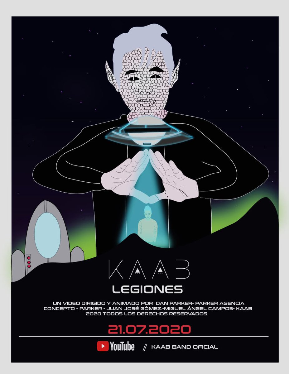 kaaboficial's tweet photo. 21 de Julio estreno de vídeo oficial LEGIONES
#conexion #album https://t.co/5bQDFUJWMg