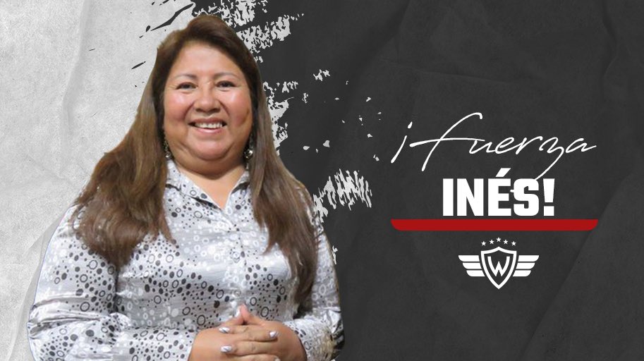 GroverVargasM's tweet photo. Mucha fuerza Inés, que Dios te cuide y ayude a que tengas una pronta recuperación. 🙏🏼 https://t.co/jw7XNIhxvh