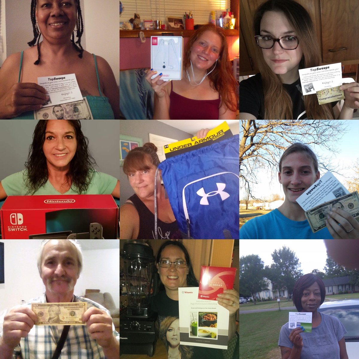 topsweepsprize's tweet photo. 🤳 WINNER SELFIE WEDNESDAY🤳
Make sure to keep sending in your selfies! 📲 &amp; Don't forget to be checking our stories DAILY for more winner selfies! 💕  #topsweeps #topsweepsprize #whoopwhoop #winners #selfies https://t.co/IKUnHiKeEi