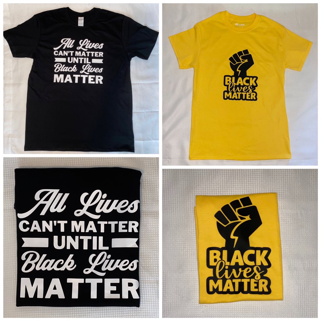 ilomilojay's tweet photo. hey guys!! my aunt &amp; i are currently making + selling black lives matter/equality t-shirts!! they’re $15+$5 shipping. dm me or reply for one i would love and appreciate the support!!

even a simple like &amp; rt could help us find people interested in supporting us :) https://t.co/ismnDfHNRH