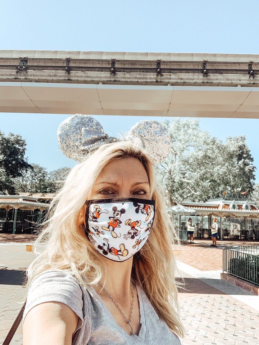larascottmedia's tweet photo. Crazy about these masks from @shopDisney! And visiting Downtown Disney this afternoon was the perfect excuse to wear them. Even though the Parks remain closed, it was wonderful to be here &amp; the Cast Members were, as always, amazing. 💫 @kearth101 @Disneyland #marvelfan #disneyfan https://t.co/WqEx7bVmAE
