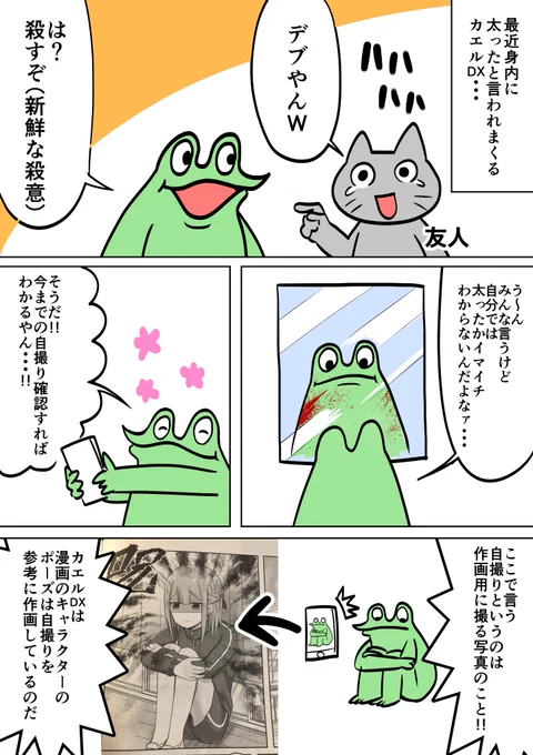最近周りに「太った」と言われまくるので、漫画家らしい方法で検証してみた。 