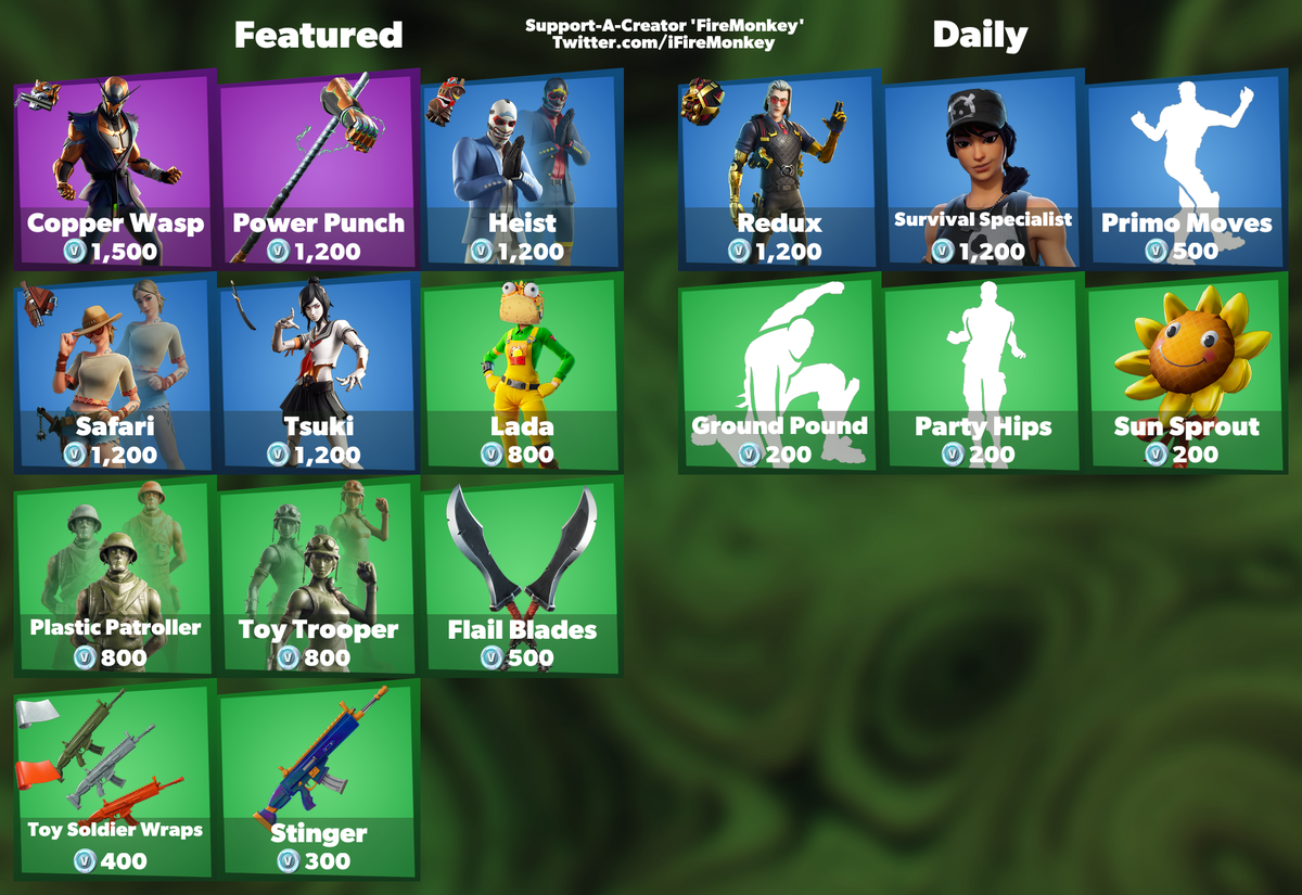 FireMonkey's tweet photo. 🛒 #Fortnite Item Shop | Thursday, July 16, 2020

❤️ Use Code 'FireMonkey' if you want to support me! #EpicPartner https://t.co/GgqjOLSvgp