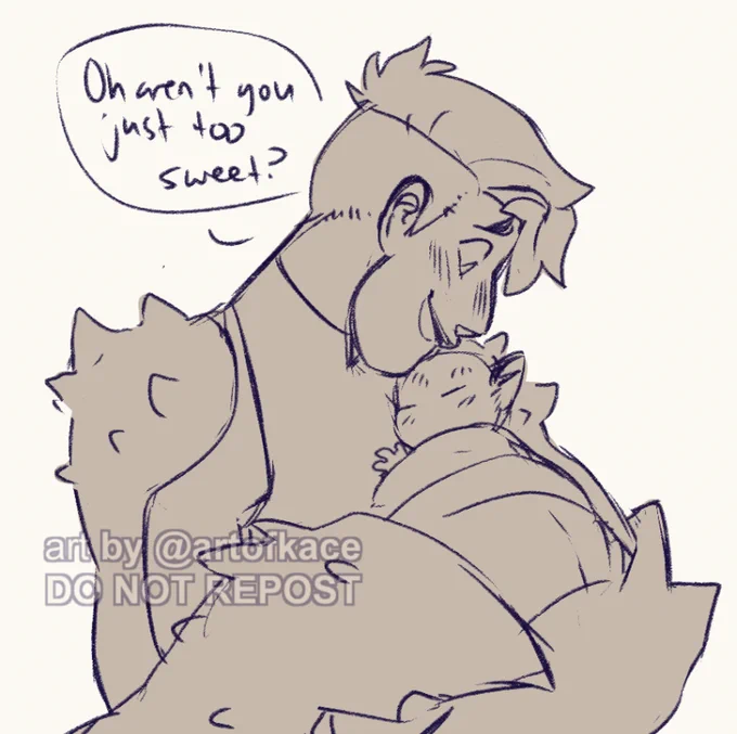 And now Art! Here's some sketch kofi reqs - Scorpia with a catradora babie, Catradora roleswap (feat some old designs), a Glimmadora Smooch, and the good Wrong Hordak Boi #SheRa #sherafanart 