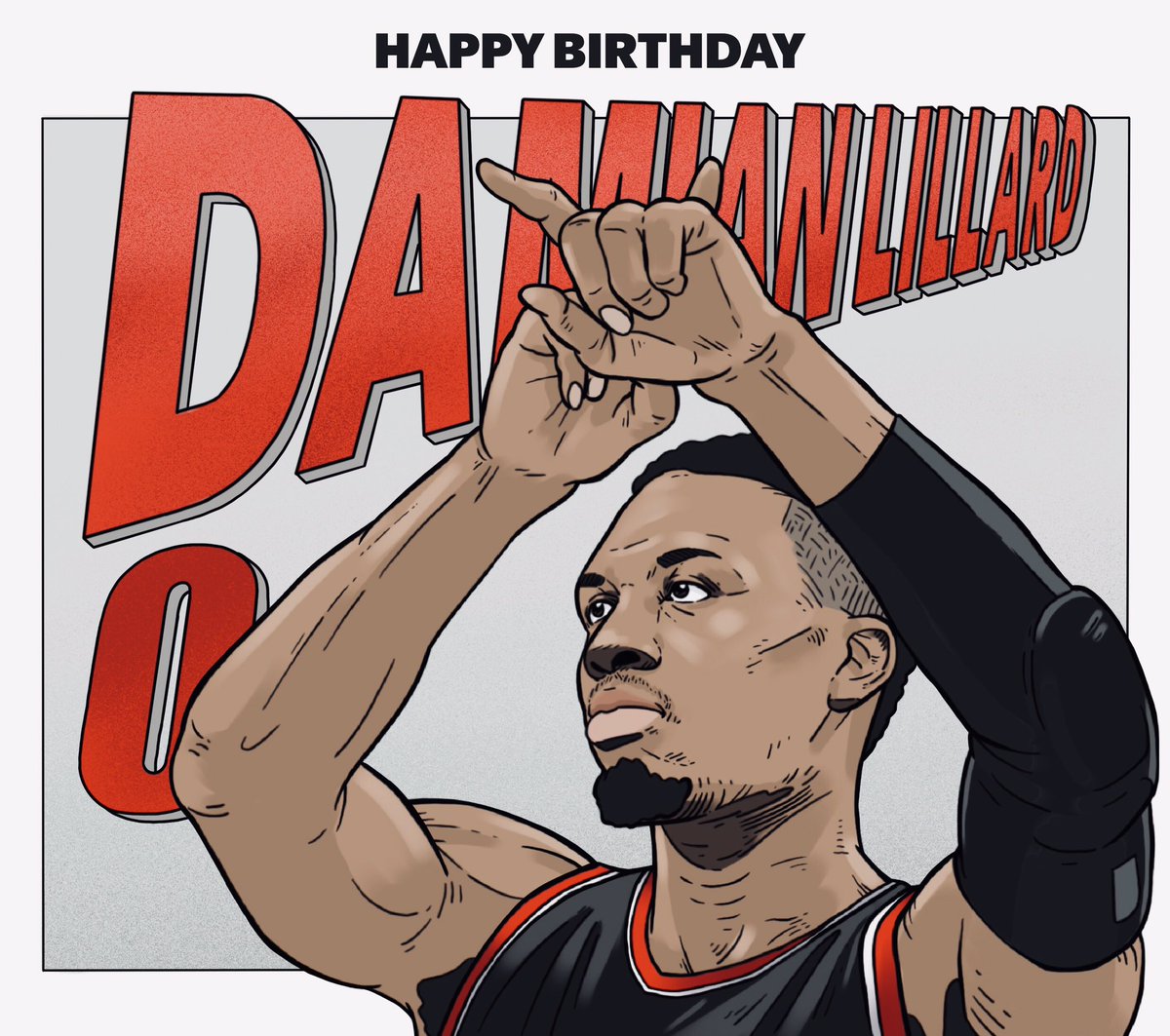 mqdiner's tweet photo. HAPPY 30th BIRTHDAY!!!
@Dame_Lillard 
@trailblazers 
🎂🎈⌚️
#NBA
#NBAart 
#DameTime 
#MQdrawing https://t.co/hNtFArCbNF