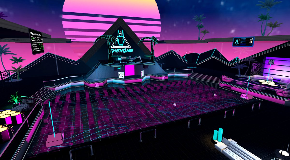 SynthOasis's tweet photo. That's right ladies and gentlemen, SynthOasis is new and improved!
Grab a friend and head on over to satisfy all of your synth and neon needs!
SLurl: https://t.co/bGmm3rGcaX
#synthoasis #secondlife #furry #neonlife #slclub https://t.co/vUWkR5IOm5