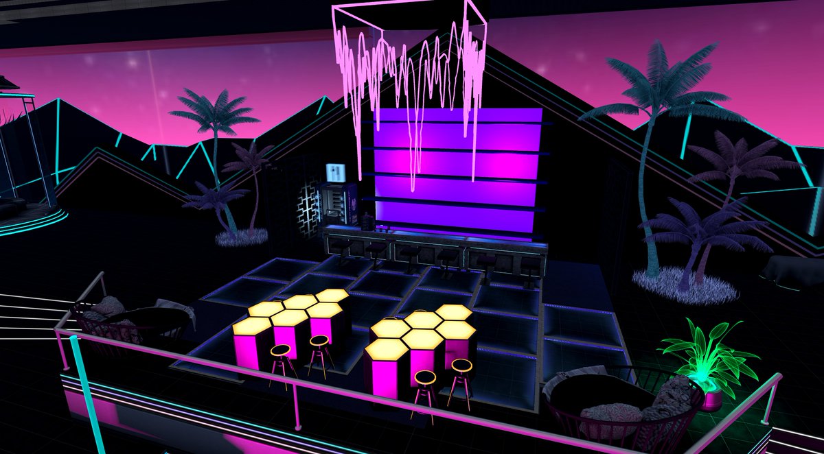 SynthOasis's tweet photo. That's right ladies and gentlemen, SynthOasis is new and improved!
Grab a friend and head on over to satisfy all of your synth and neon needs!
SLurl: https://t.co/bGmm3rGcaX
#synthoasis #secondlife #furry #neonlife #slclub https://t.co/vUWkR5IOm5